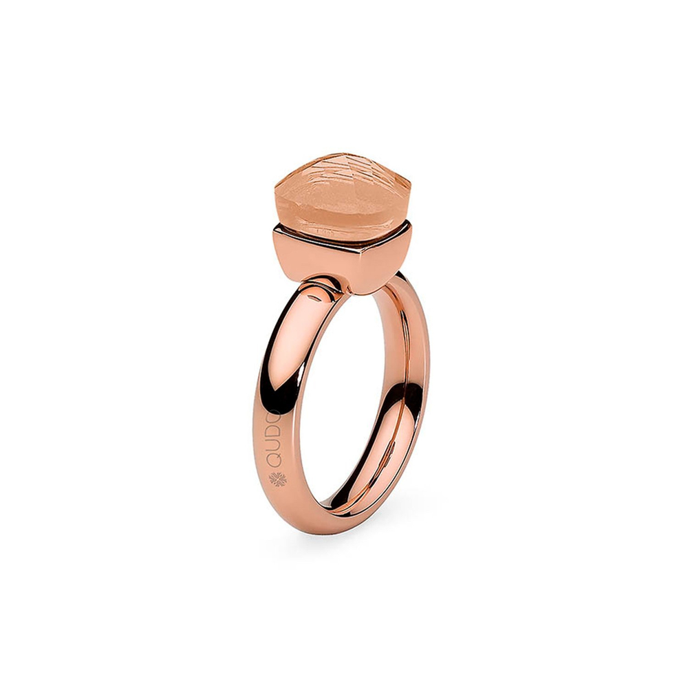Кольцо Qudo Firenze light peach 18 мм 610496/17.8 BR/RG
