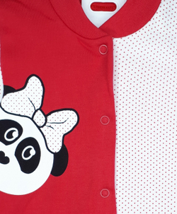 Комбинезон Люблю играть (красный)