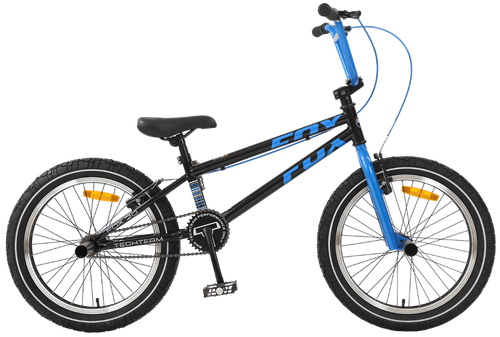 Велосипед BMX 20" Tech Team FOX  черно-синий