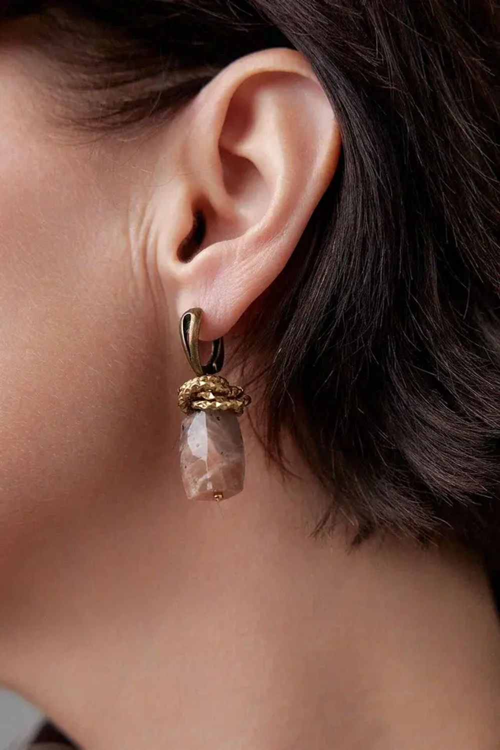 HMG 1314 Lobster SunSt серьги арт.0890