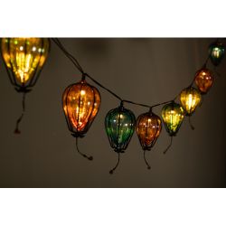 Садовая гирлянда ЭРА ERASF23-21 Воздушные шарики на солнечной батарее 3,8 м (длина рабочей части 1,8 метров) 10 LED | Садовые декоративные светильники
