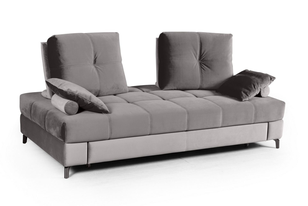 Reef диван-кровать велюр серый