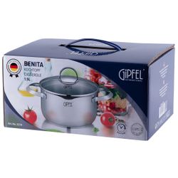 Кастрюля из нержавеющей стали Gipfel Benita 2270 18 см/1,9 л