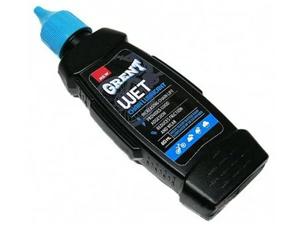 GRENT Wet Lube Цепная велосмазка для влажной погоды 120мл