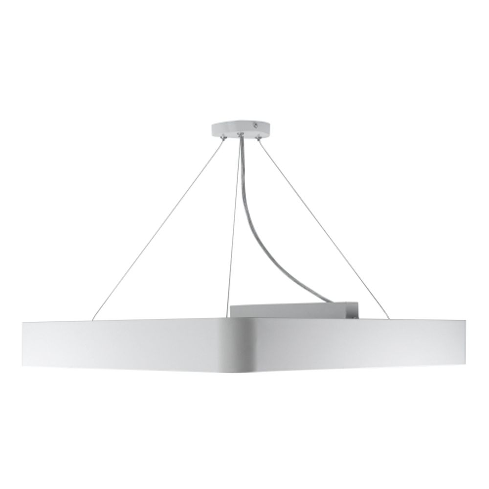 Светильник LED ЭРА Geometria SPO-151-W-40K-030 Delta 30Вт 4000К 3000Лм IP40 600*600*80 белый подвесной | Декоративные светильники Geometria