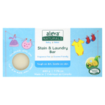Aleva Naturals, детское кусковое мыло для стирки пятен, без отдушек, 220 г (7,76 унции)