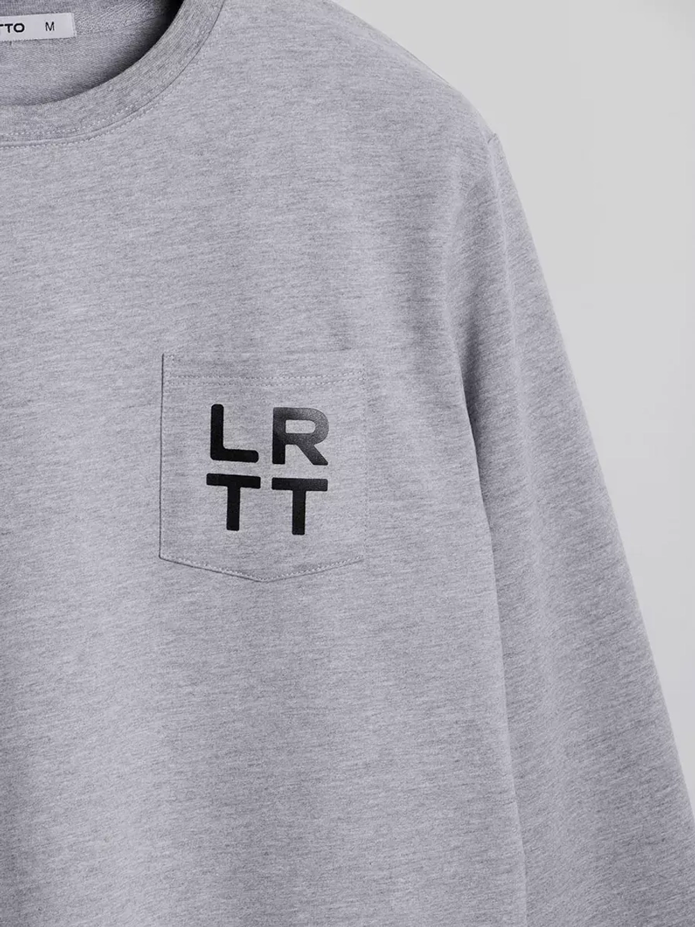 Лонгслив с длинным рукавом хлопковый