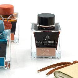 Чернила во флаконе Herbin Prestige 50 мл Nude розовый (13240JT) 7