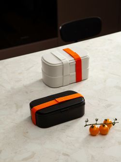 Ланч-бокс с приборами Food Time, 1 л, молочный