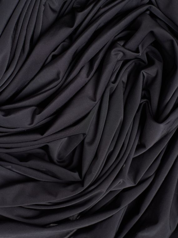 Микрофибра бельевая, эффект шелка, Турция, черный 170