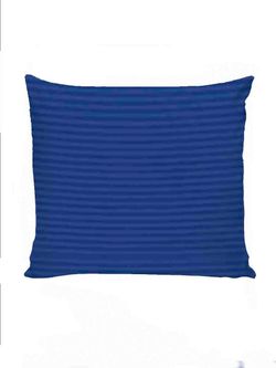 Наволочка 1шт сатин-страйп Milky Garden "Dark blue" 70x70 см на молнии