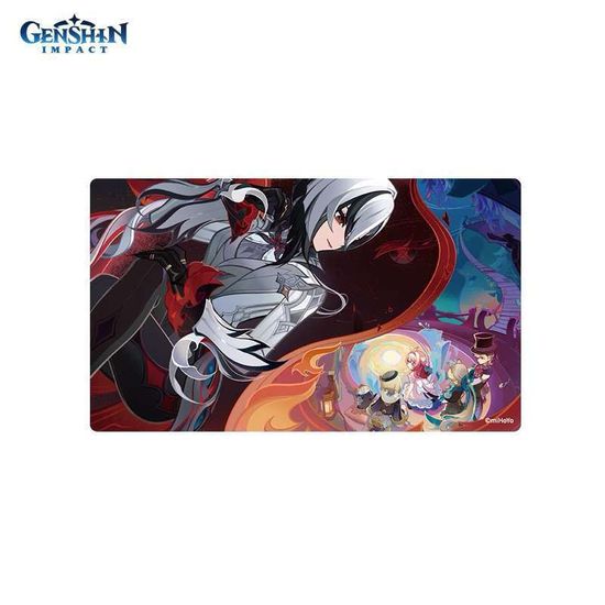 Коллекционная карточка Genshin Impact Two Worlds Aflame, the Crimson Night Fades Арлекино, Лини, Линетт, Фремине 6942421132790