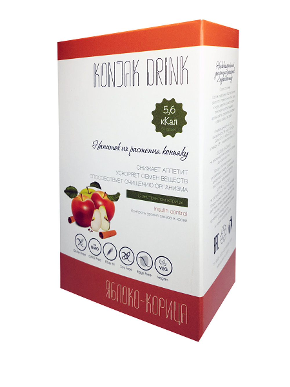 Кисель из коньяку Яблоко-корица