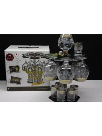 Подарочный набор фужер и стопки