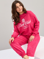 Костюм с брюками КБфл-90М/варенка-фуксия-п