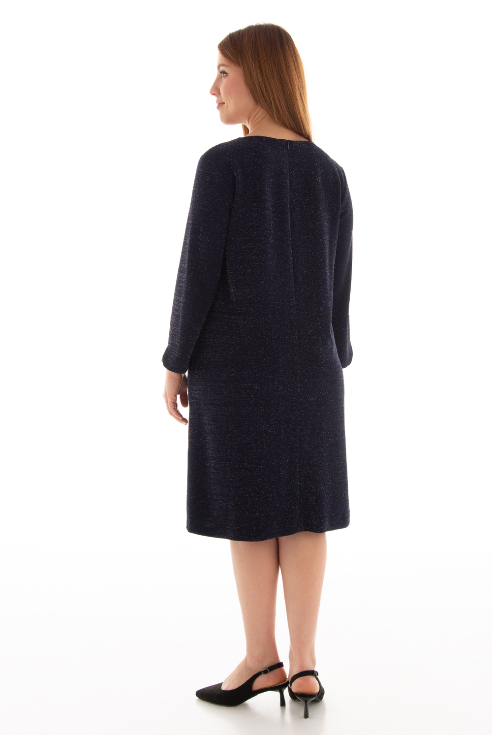 Платье женское 1635АПА, синий блеск #132СБ051635АПА