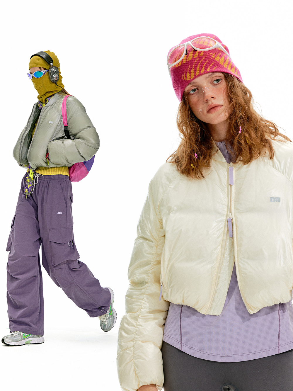 WMNS Куртка Nothomme Monterest 800 Fill Cropped бежевый