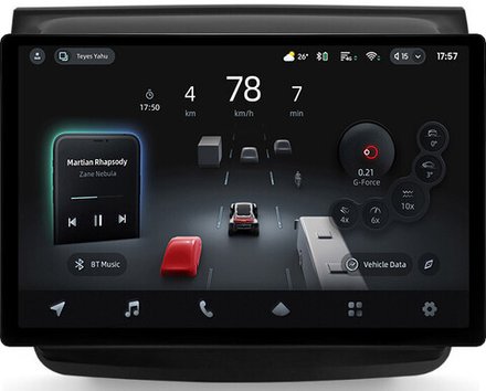 Магнитола для Mitsubishi L200 4 2006-2015, Pajero Sport 2 2008-2015 - Teyes CC4-PRO монитор 13" 2K QLED на Android 13, Snapdragon 778G, 8+128, AI, CarPlay, DSP, 4G SIM-слот