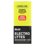 BPN, Electrolytes, смесь для гидратирующих напитков, лимон и лайм, 30 пакетиков по 5,6 г (0,2 унции)