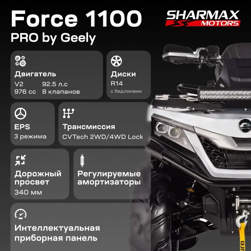 Квадроцикл SHARMAX Force 1100 (P)