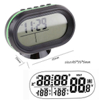 Авто часы VST 7009-V Green&Red Монохром