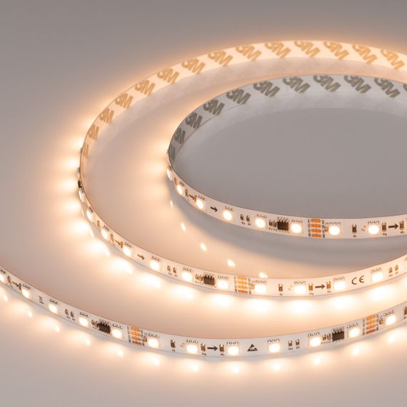 Светодиодная лента Arlight 15W/m 60LED/m 5060SMD теплый белый 5M SPI-B60-10mm 24V Warm2700-PX6-RAM 039041