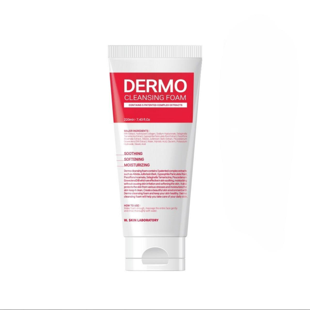 Пенка для умывания “Dermo Cleansing Foam” W.Skin