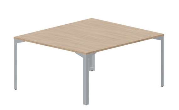 Составной стол на 2 рабочих места 138х156,6х75см, без отверстий