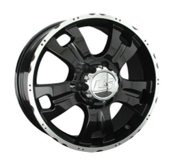 LS Wheels 214 7x16 5x139.7 ET 5 Dia 108.1 (BKF)