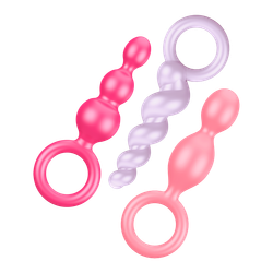 Набор анальных стимуляторов Satisfyer Plugs цветной