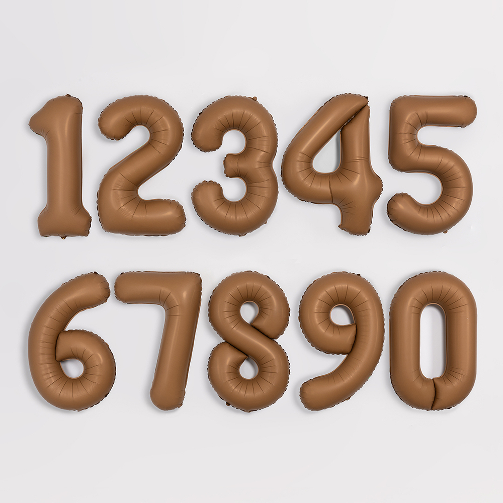 Цифра 6 Slim, Шоколад, Матовый в упаковке 40" Fm