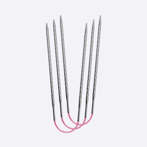 ADDI Спицы чулочные гибкие, супергладкие, addiCraSyTrio Unicorn Lace Long