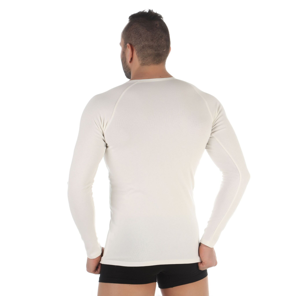 Мужской термолонгслив с рукавами-реглан (Размер: S) (Цвет: бежевый)