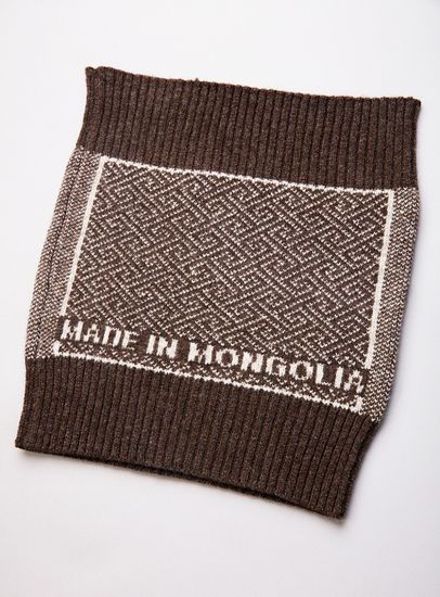 Пояс вязаный из 100% монгольской шерсти