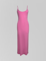 Платье Wish Collection 40418 однотонное по фигуре на лямках на регулировке