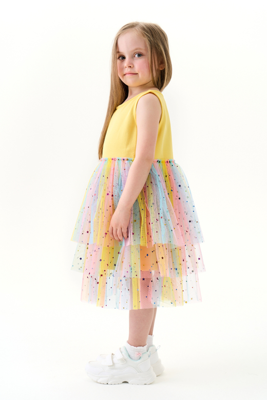 Платье с фатином