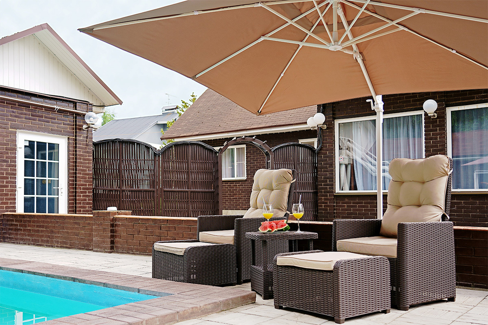 Комплект уличной мебели MANCHESTER OTTO SET 2, цвет венге