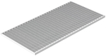 Решетка Gidrolica Step Pro 390×590 мм — стальная ячеистая оцинкованная