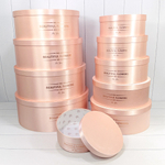 Коробка 52х19.5 см Набор 10 шт с атласной тканью (Персиковый)