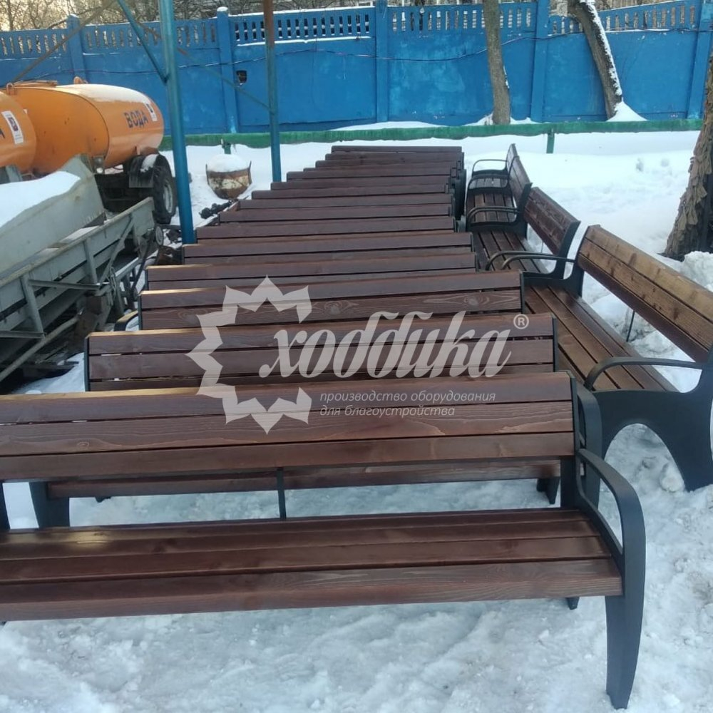 Скамейка чугунная «Волна»