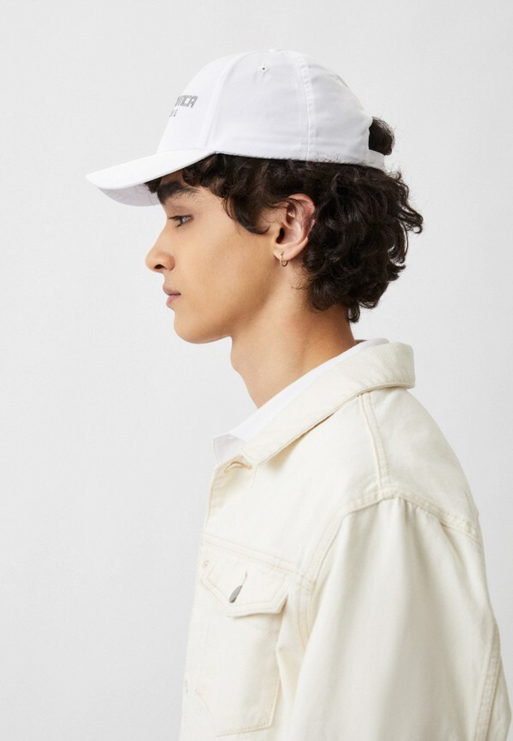 Кепка AERONAUTICA 1138 белый лого серым