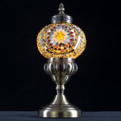 Citilux Каир CL419815 Настольная лампа Мозаика Янтарь