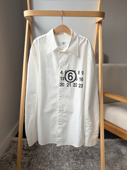 Хлопковая рубашка MM6 Madison Margiela, 164