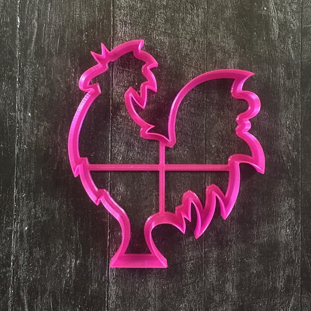 Трафарет узор №5 Петушок