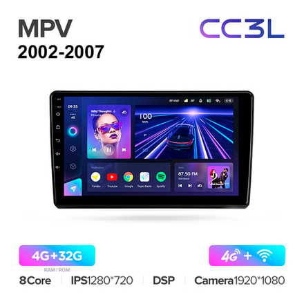 Teyes CC3L 9"для Mazda MPV 2002-2007