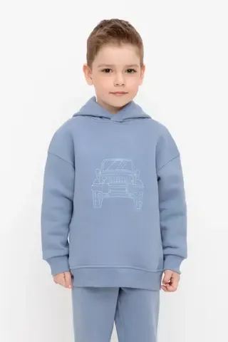 джемпер  для мальчика  КР 302612/серо-голубой к514