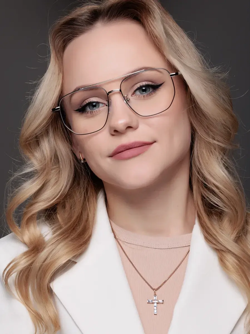 Очки для компьютера имиджевые защитные прозрачные нулевки