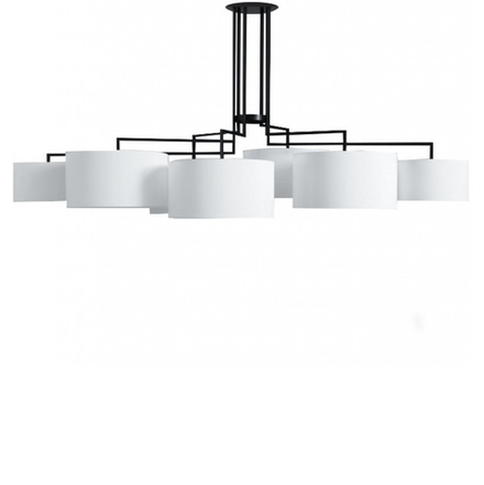 Ceiling design lamp  Noon 7 by Zeitraum (White)
