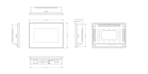 Панель оператора UniMAT UH400 UH 404-2EU01-0AA0, Диагональ 4.3, разрешение 480Х272