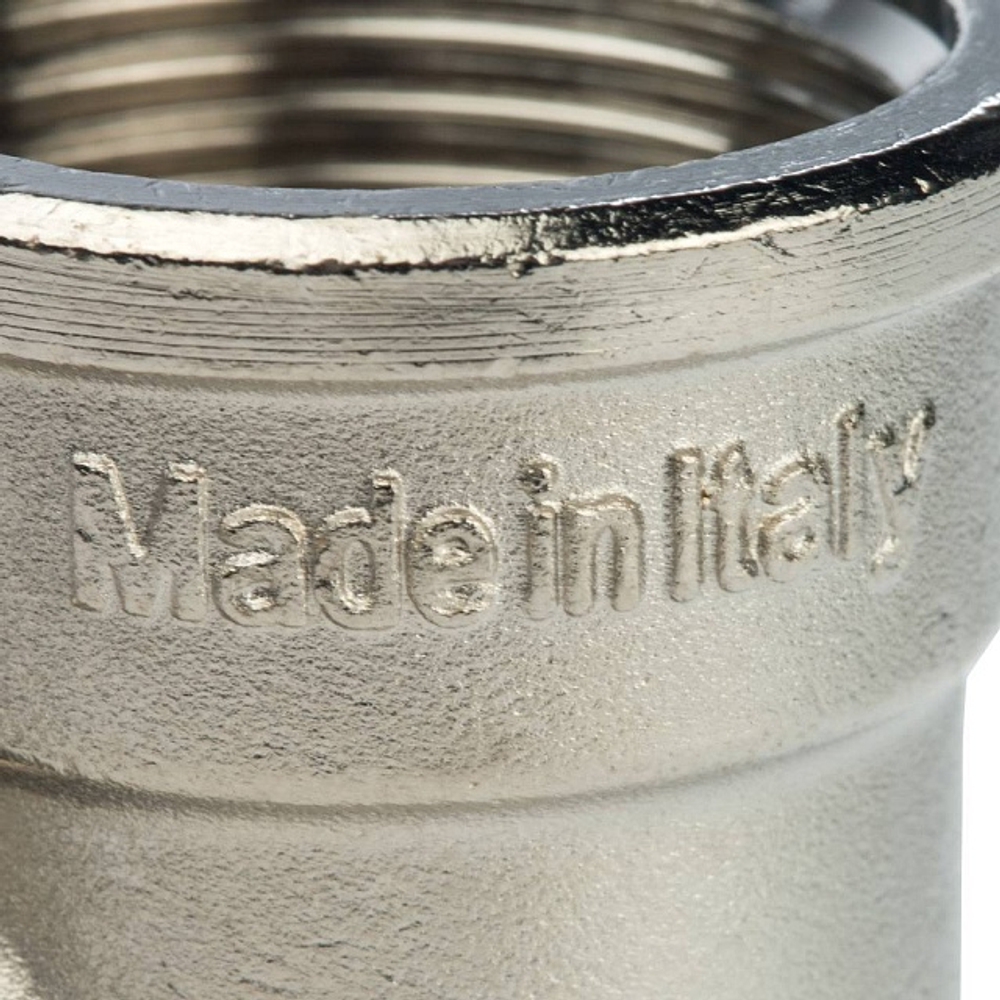 Тройник с внутренней резьбой переходной STOUT SFT 0022 - 1" x 3/4" x 1" (латунь никелированная)